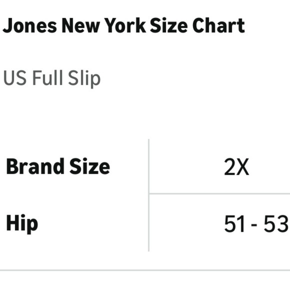 Jones New York Black Sleeveless Chemise - Slip! - Picture 3 of 3